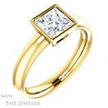 Princess Cut Forever One Moissanite Engagement Ring #GTJ922-square-fo-y 4 Princess Cut Forever One Moissanite Engagement Ring #GTJ922-square-fo-y