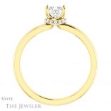 Princess Cut Forever One Moissanite Engagement Ring #GTJ924-square-fo-y 2 Princess Cut Forever One Moissanite Engagement Ring #GTJ924-square-fo-y