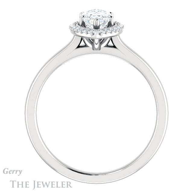 Marquise Cut Forever Brilliant Moissanite Engagement Ring #GTJ925-marquise-fb-w