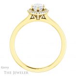 Marquise Cut Forever Brilliant Moissanite Engagement Ring #GTJ925-marquise-fb-y