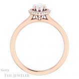 Pear Shaped Forever Brilliant Moissanite Engagement Ring #GTJ925-pear-fb-r