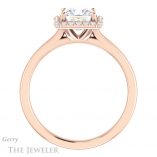 Princess Cut Forever One Moissanite Engagement Ring #GTJ925-square-fo-r