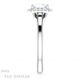Princess Cut Forever One Moissanite Engagement Ring #GTJ925-square-fo-w