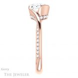 Cushion Cut Forever One Moissanite Engagement Ring #GTJ927-cushion-fo-r 3 Cushion Cut Forever One Moissanite Engagement Ring #GTJ927-cushion-fo-r