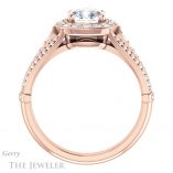 Cushion Cut Forever One Moissanite Engagement Ring #GTJ928-cushion-fo-r 2 Cushion Cut Forever One Moissanite Engagement Ring #GTJ928-cushion-fo-r