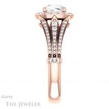 Cushion Cut Forever One Moissanite Engagement Ring #GTJ928-cushion-fo-r 3 Cushion Cut Forever One Moissanite Engagement Ring #GTJ928-cushion-fo-r