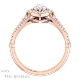 Marquise Cut Forever One Moissanite Engagement Ring #GTJ928-marquise-fb-r 2 Marquise Cut Forever Brilliant Moissanite Engagement Ring #GTJ928-marquise-fb-r