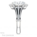 Marquise Cut Forever One Moissanite Engagement Ring #GTJ928-marquise-fb-w 3 Marquise Cut Forever Brilliant Moissanite Engagement Ring #GTJ928-marquise-fb-w