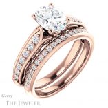 Oval Shaped Forever One Moissanite Engagement Ring #GTJ929-oval-fo-r 6 Oval Shaped Forever One Moissanite Engagement Ring #GTJ929-oval-fo-r