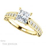 Princess Cut Forever One Moissanite Engagement Ring #GTJ929-square-fo-y 5 Princess Cut Forever One Moissanite Engagement Ring #GTJ929-square-fo-y