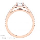Emerald Cut Forever Brilliant Moissanite Engagement Ring #GTJ932-emerald-fb-r