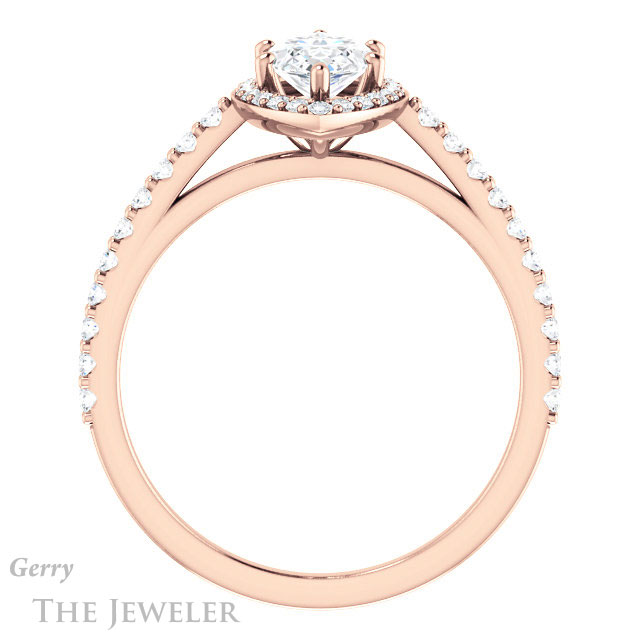 Marquise Cut Forever Brilliant Moissanite Engagement Ring #GTJ932-marquise-fb-r