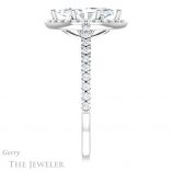 Marquise Cut Forever One Moissanite Engagement Ring #GTJ932-marquise-fb-w 3 Marquise Cut Forever Brilliant Moissanite Engagement Ring #GTJ932-marquise-fb-w