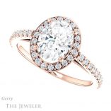 Oval Shaped Forever One Moissanite Engagement Ring #GTJ932-oval-fo-r 5 Oval Shaped Forever One Moissanite Engagement Ring #GTJ932-oval-fo-r