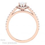 Pear Shaped Forever Brilliant Moissanite Engagement Ring #GTJ932-pear-fb-r