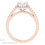 Princess Cut Forever One Moissanite Engagement Ring #GTJ932-square-fo-r