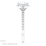 Princess Cut Forever One Moissanite Engagement Ring #GTJ932-square-fo-w 3 Princess Cut Forever One Moissanite Engagement Ring #GTJ932-square-fo-w