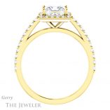 Princess Cut Forever One Moissanite Engagement Ring #GTJ932-square-fo-y 2 Princess Cut Forever One Moissanite Engagement Ring #GTJ932-square-fo-y
