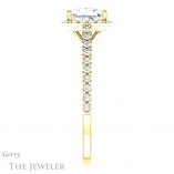 Princess Cut Forever One Moissanite Engagement Ring #GTJ932-square-fo-y 3 Princess Cut Forever One Moissanite Engagement Ring #GTJ932-square-fo-y