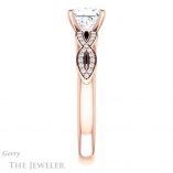 Princess Cut Forever One Moissanite Engagement Ring #GTJ933-square-fo-r 3 Princess Cut Forever One Moissanite Engagement Ring #GTJ933-square-fo-r