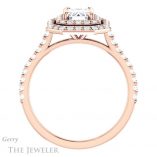 Emerald Cut Forever Brilliant Moissanite Engagement Ring #GTJ935-emerald-fb-r