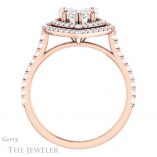 Heart Shaped Forever Brilliant Moissanite Engagement Ring #GTJ935-heart-fb-r