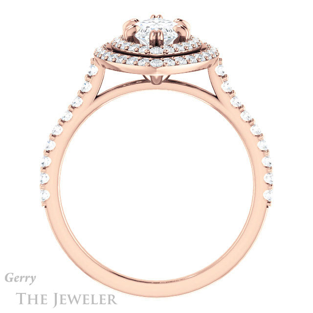Marquise Cut Forever Brilliant Moissanite Engagement Ring #GTJ935-marquise-fb-r