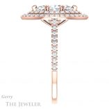 Marquise Cut Forever Brilliant Moissanite Engagement Ring #GTJ935-marquise-fb-r
