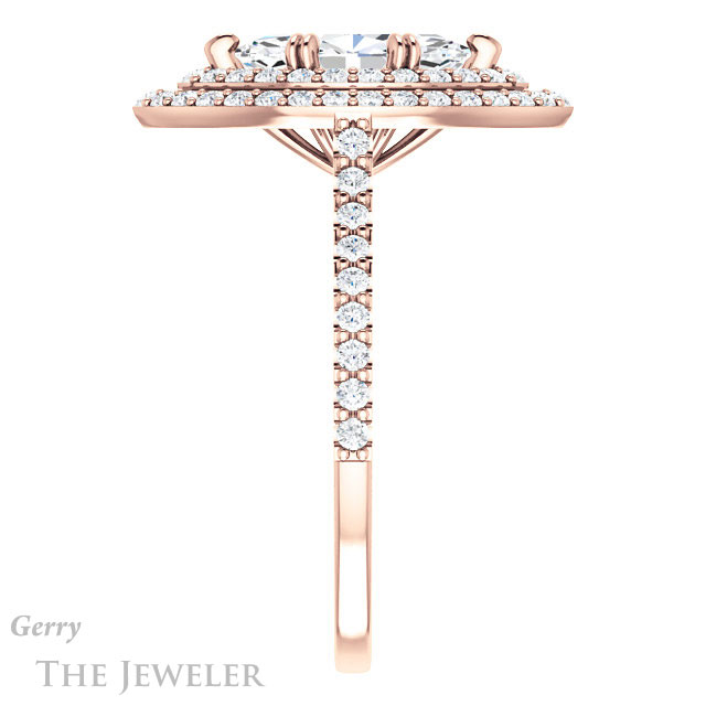 Marquise Cut Forever Brilliant Moissanite Engagement Ring #GTJ935-marquise-fb-r