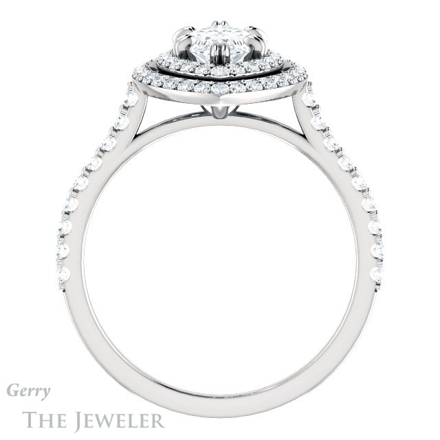 Marquise Cut Forever Brilliant Moissanite Engagement Ring #GTJ935-marquise-fb-w