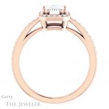 Emerald Cut Forever Brilliant Moissanite Engagement Ring #GTJ936-emerald-fb-r