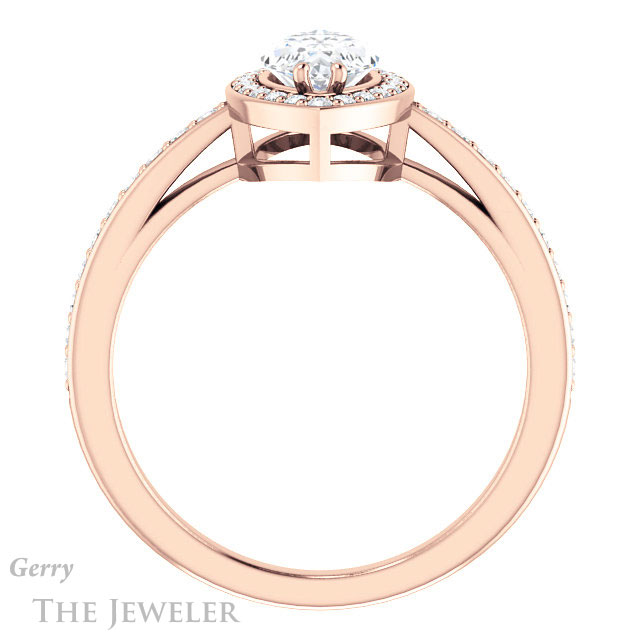 Marquise Cut Forever Brilliant Moissanite Engagement Ring #GTJ936-marquise-fb-r