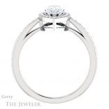 Marquise Cut Forever Brilliant Moissanite Engagement Ring #GTJ936-marquise-fb-w