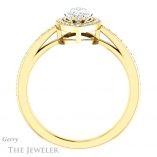 Marquise Cut Forever Brilliant Moissanite Engagement Ring #GTJ936-marquise-fb-y