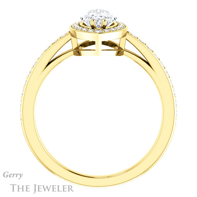 Marquise Cut Forever Brilliant Moissanite Engagement Ring #GTJ936-marquise-fb-y