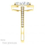 Marquise Cut Forever Brilliant Moissanite Engagement Ring #GTJ936-marquise-fb-y
