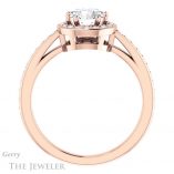 Round Cut Forever One Moissanite Engagement Ring #GTJ936-round-fo-r 2 Round Cut Forever One Moissanite Engagement Ring #GTJ936-round-fo-r
