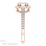 Round Cut Forever One Moissanite Engagement Ring #GTJ936-round-fo-r 3 Round Cut Forever One Moissanite Engagement Ring #GTJ936-round-fo-r
