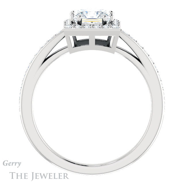 Princess Cut Forever One Moissanite Engagement Ring #GTJ936-square-fo-w