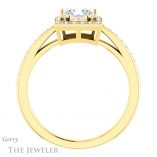 Princess Cut Forever One Moissanite Engagement Ring #GTJ936-square-fo-y