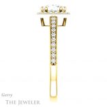 Princess Cut Forever One Moissanite Engagement Ring #GTJ936-square-fo-y