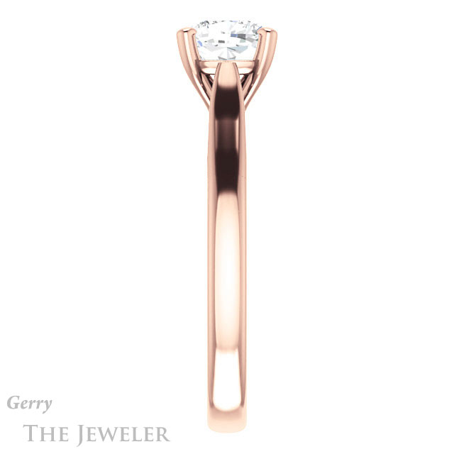 Cushion Cut Forever One Moissanite Engagement Ring #GTJ937-cushion-fo-r 3 Cushion Cut Forever One Moissanite Engagement Ring #GTJ937-cushion-fo-r