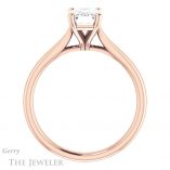 Emerald Cut Forever Brilliant Moissanite Engagement Ring #GTJ937-emerald-fb-r