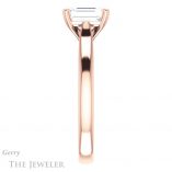 Emerald Cut Forever Brilliant Moissanite Engagement Ring #GTJ937-emerald-fb-r