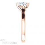Heart Shaped Forever Brilliant Moissanite Engagement Ring #GTJ937-heart-fb-r
