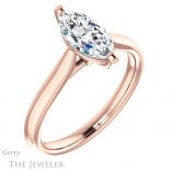 Marquise Cut Forever Brilliant Moissanite Engagement Ring #GTJ937-marquise-fb-r