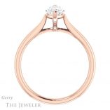 Marquise Cut Forever Brilliant Moissanite Engagement Ring #GTJ937-marquise-fb-r