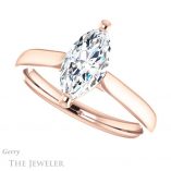Marquise Cut Forever Brilliant Moissanite Engagement Ring #GTJ937-marquise-fb-r