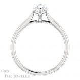 Marquise Cut Forever One Moissanite Engagement Ring #GTJ937-marquise-fb-w 2 Marquise Cut Forever Brilliant Moissanite Engagement Ring #GTJ937-marquise-fb-w