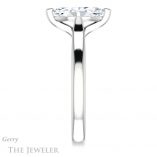 Marquise Cut Forever One Moissanite Engagement Ring #GTJ937-marquise-fb-w 3 Marquise Cut Forever Brilliant Moissanite Engagement Ring #GTJ937-marquise-fb-w